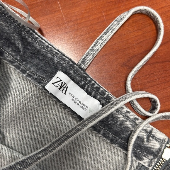 Zara denim sequin crop top xl // 081604 - Picture 2 of 2